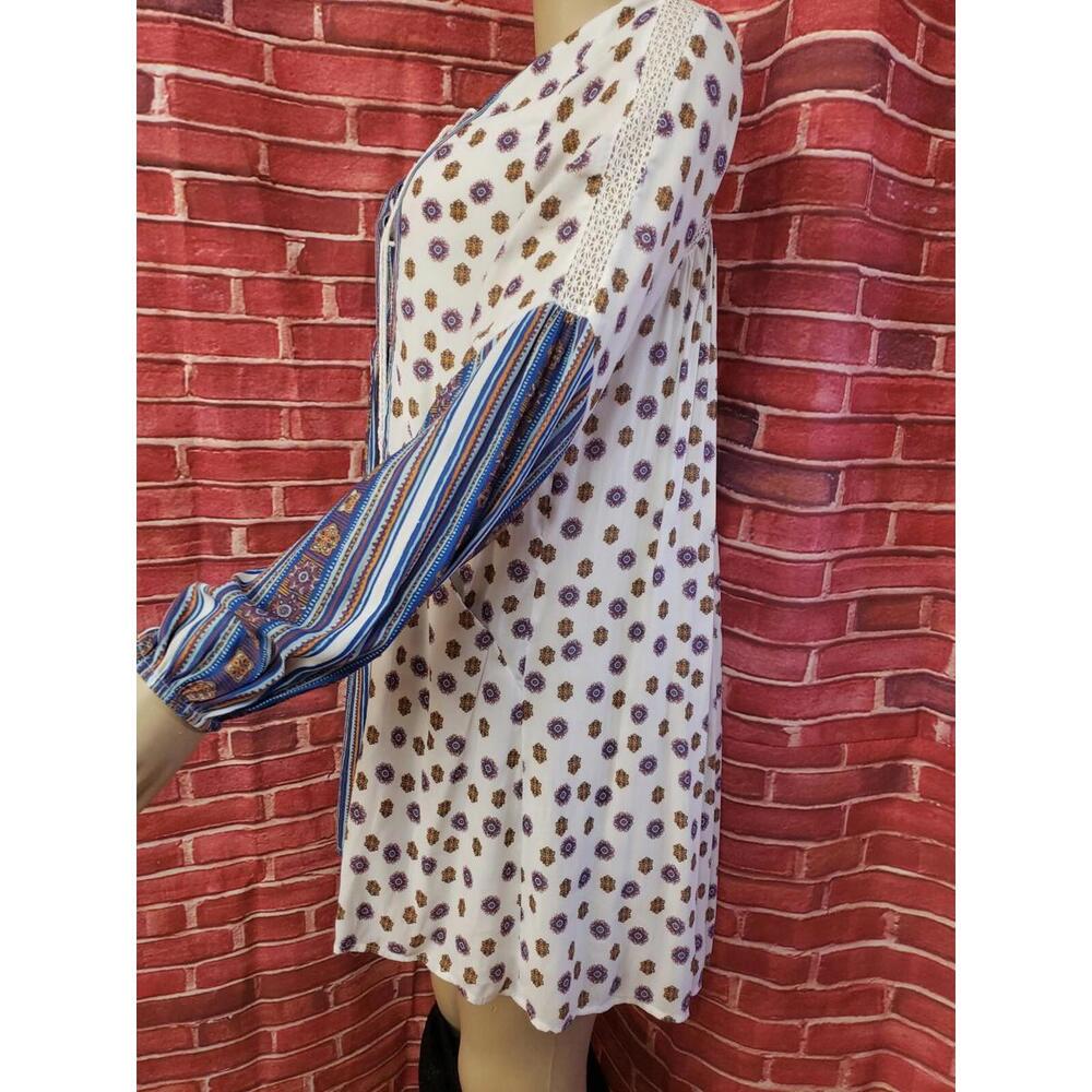 Free People Women’s Rain or Shine Printed Floral Tie Up Dress Size XS #C - Picture 5 of 12